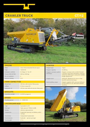 Самосвали на вериги Mastenbroek CT/12