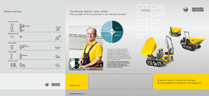 Самосвали на вериги Wacker Neuson DT08