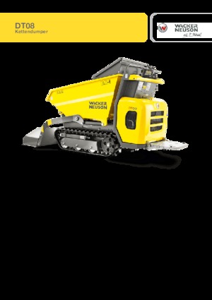 Самосвали на вериги Wacker Neuson DT08