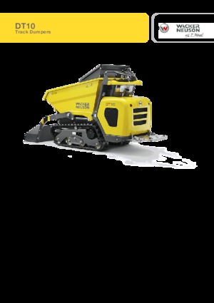 Самосвали на вериги Wacker Neuson DT10