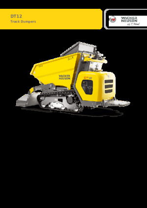 Самосвали на вериги Wacker Neuson DT12