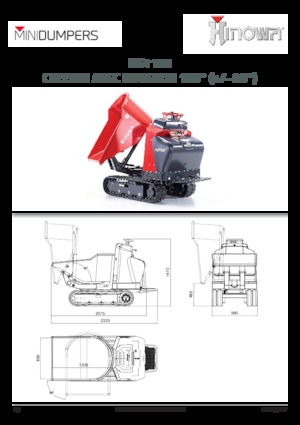 Самосвали на вериги Hinowa HS1103
