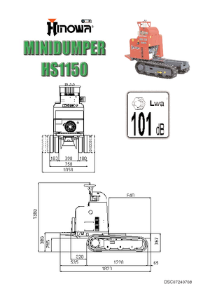 Самосвали на вериги Hinowa HS 1150 D