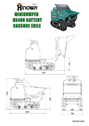 Самосвали на вериги Hinowa HS400
