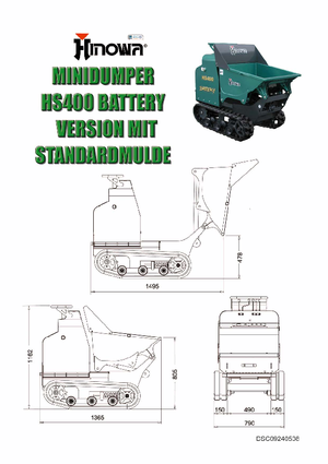 Самосвали на вериги Hinowa HS400