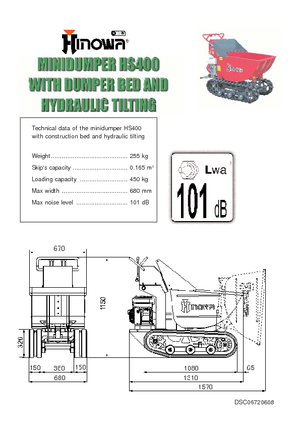 Самосвали на вериги Hinowa HS400