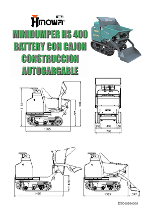 Самосвали на вериги Hinowa HS400
