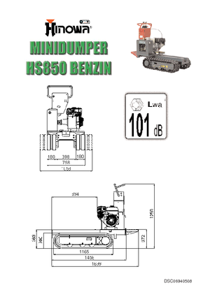 Самосвали на вериги Hinowa HS850B