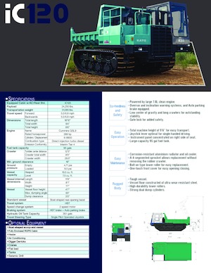 Самосвали на вериги Kato IC120