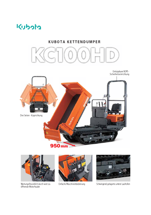Самосвали на вериги Kubota KC110HD