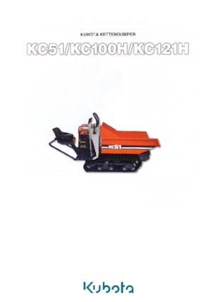 Самосвали на вериги Kubota KC100H