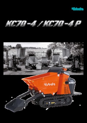 Самосвали на вериги Kubota KC70-4