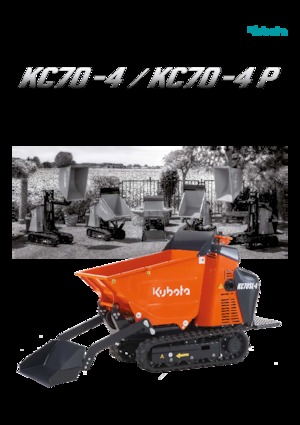 Самосвали на вериги Kubota KC70-4
