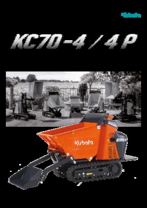 Самосвали на вериги Kubota KC70-4