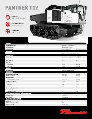 Самосвали на вериги Prinoth Panther T12