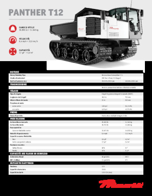 Самосвали на вериги Prinoth Panther T12
