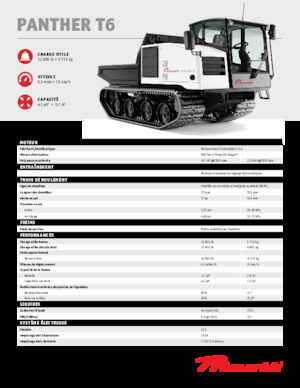 Самосвали на вериги Prinoth Panther T6