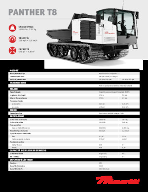 Самосвали на вериги Prinoth Panther T8