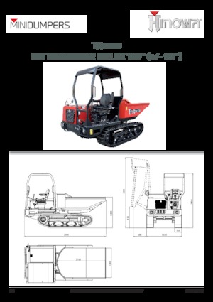 Самосвали на вериги Hinowa TX2500