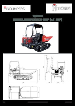 Самосвали на вериги Hinowa TX2500
