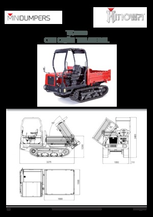 Самосвали на вериги Hinowa TX2500