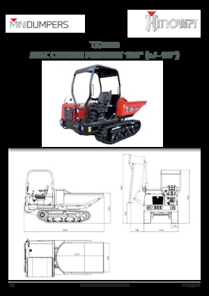Самосвали на вериги Hinowa TX2500