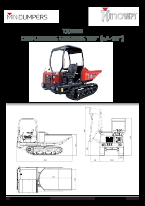 Самосвали на вериги Hinowa TX2500