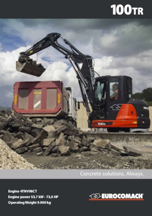 Верижни екскаватори Eurocomach 100 TR