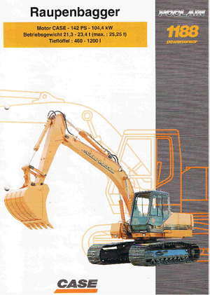 Верижни екскаватори Case Poclain 1188 LC