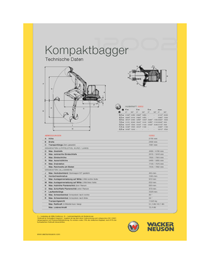 Верижни екскаватори Wacker Neuson 12002