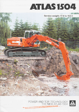 Верижни екскаватори Atlas 1504 