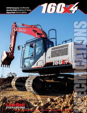 Верижни екскаватори Link-Belt 160 X4