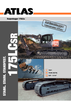 Верижни екскаватори Atlas 175 LC-SR