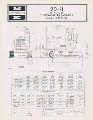 Верижни екскаватори Bucyrus 20-H