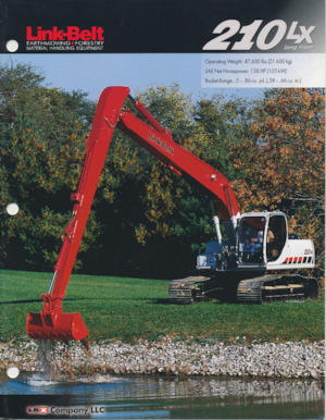 Верижни екскаватори Link-Belt 210 LX Long Front