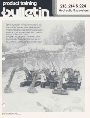 Верижни екскаватори Caterpillar 213