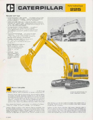 Верижни екскаватори Caterpillar 225