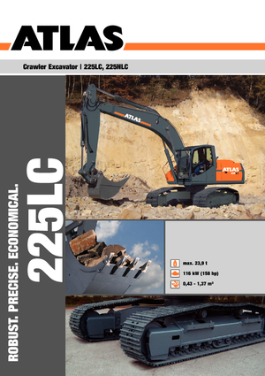 Верижни екскаватори Atlas 225 LC