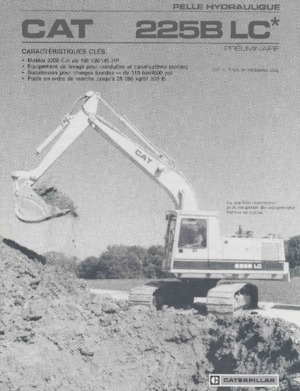 Верижни екскаватори Caterpillar 225B