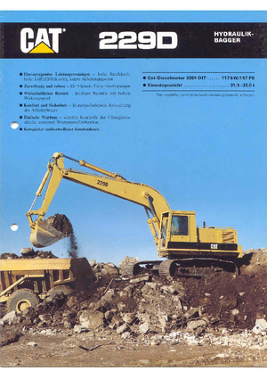Верижни екскаватори Caterpillar 229 D
