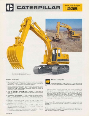 Верижни екскаватори Caterpillar 235