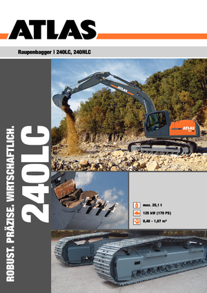 Верижни екскаватори Atlas 240 LC