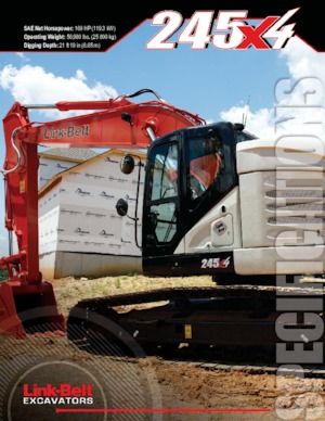 Верижни екскаватори Link-Belt 245 X4 Spin Ace