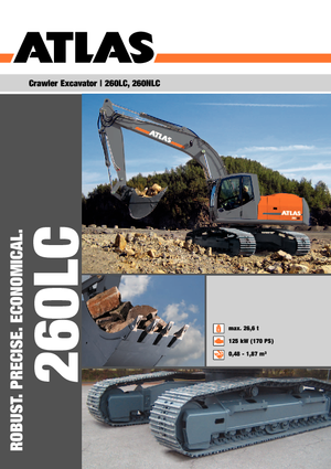 Верижни екскаватори Atlas 260 LC
