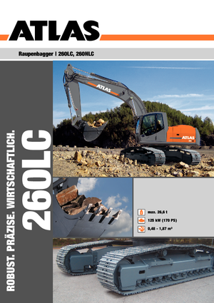 Верижни екскаватори Atlas 260 LC