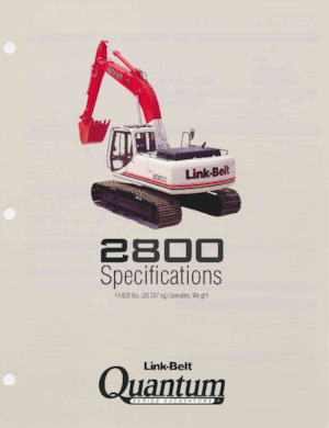 Верижни екскаватори Link-Belt 2800