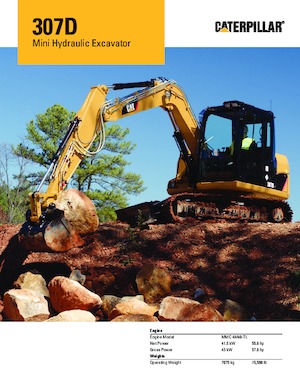 Верижни екскаватори Caterpillar 307D