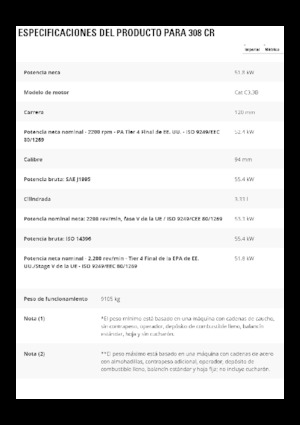 Верижни екскаватори Caterpillar 308CR