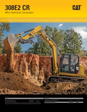 Верижни екскаватори Caterpillar 308E 2 CR