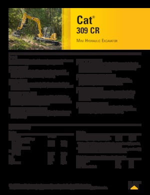 Верижни екскаватори Caterpillar 309 CR